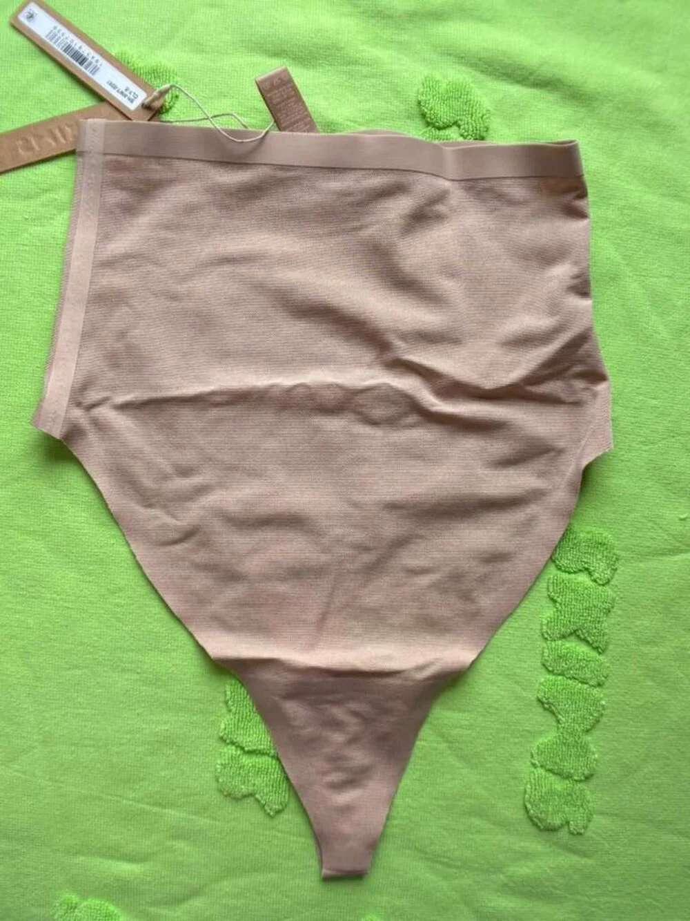 SKIMS Nude High-Waist Thong Panty